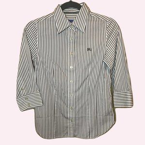 Burberry Blue Label Stripe Dress Shirt